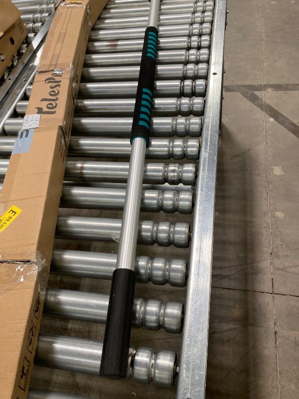 Photo 1 of ***PART ONLY -SELLING  POLE AS INCOMPLETE AS IS***TelesPro 20 Feet High Reach Window Squeegee with 5-12Ft Extension Pole, Window Cleaner Tool with 3-Stage Telescoping Pole,