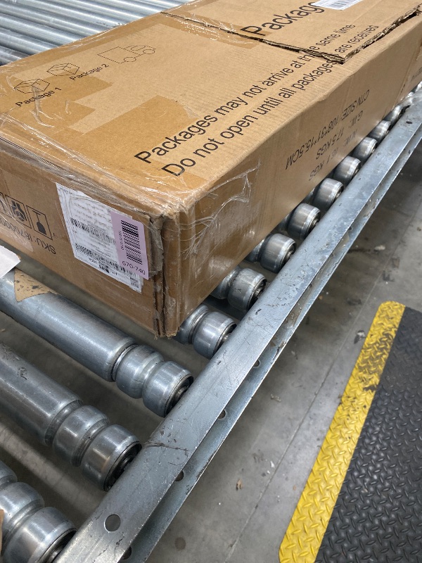 Photo 1 of **missing parts
Feonase Queen Bed Frame with Storage & Charging Station - Hydraulic Lift Up Platform Bed, Upholstered Button Tufted Headboard, Sturdy Wooden Slats, Noise-Free, No Box Spring Needed,Light Gray