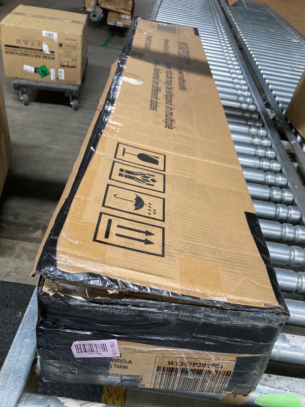 Photo 1 of **Missing Chairs **
STHOUYN 63"-79" Farmhouse Wood Extendable Dining Room Table Set with 4 Upholstered Chairs, Rectangular Expandable Retractable Kitchen Table and Chairs Set of 6 (63"-79" Natural Table + 4 White Chairs)