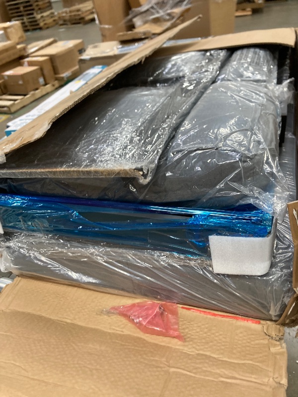 Photo 1 of ***SEVERAL BOXES ARE MISSING**ONE ONE PIECE ONLY INCLUDED, NOT 7 ***Solaste Aluminum Outdoor Patio Furniture Set , 7 Seats Patio Sectional Sofa with 5" Thick Cushion, Outdoor Patio Set for Porch, Backyard, Deck, Yard, Grey**SEVERAL BOXES ARE MISSING**ONE