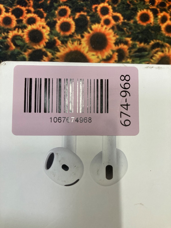 Photo 1 of ***Missing right side*****Apple AirPods 4 Wireless Earbuds, Bluetooth Headphones, Personalized Spatial Audio, Sweat and Water Resistant, USB-C Charging Case, H2 Chip, Up to 30 Hours of Battery Life, Effortless Setup for iPhone