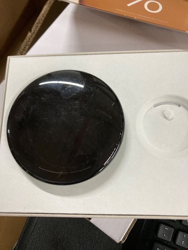 Photo 1 of ***MISSING PIECES -SELLING AS INCOMPLETE*** Google Nest Learning Thermostat (4th Gen, 2024) with Nest Temperature Sensor - Energy Saving Smart Thermostat - Compatible with Alexa, Apple HomeKit and Google Home App - Polished Gold