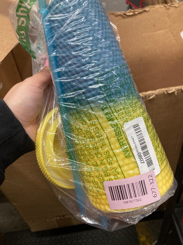 Photo 1 of ***MISSING STRAW SELLING AS IS *** Spoontiques Studded Tumbler, 32oz - Insulated Double Wall Acrylic Travel Cup Spill Proof Lid - for Hot & Cold Beverages - Beach ***NOT IN BOX***