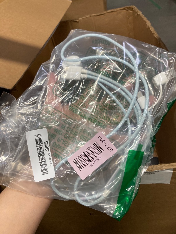 Photo 1 of ???????? ????? ???? Charging USB C Watch Phone Charger 3 in 2 Cable, Compatible with Apple Watch Ultra SE Series 1-11, Universal Travel Multi Devices All in One Cord, 4FT/1.2M-Blue