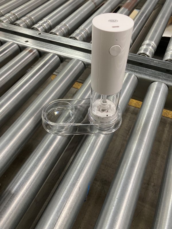 Photo 1 of ***MISSING ONE -SELLING AS INCOMPLETE ONE ONLY*** Electric Salt and Pepper Grinder Set - Rechargeable Automatic Salt and Pepper Shakers, Kitchen Appliances with External Adjustable Coarseness, Larger Hopper for Cooking, Home Gifts(1 Pack,White/White)