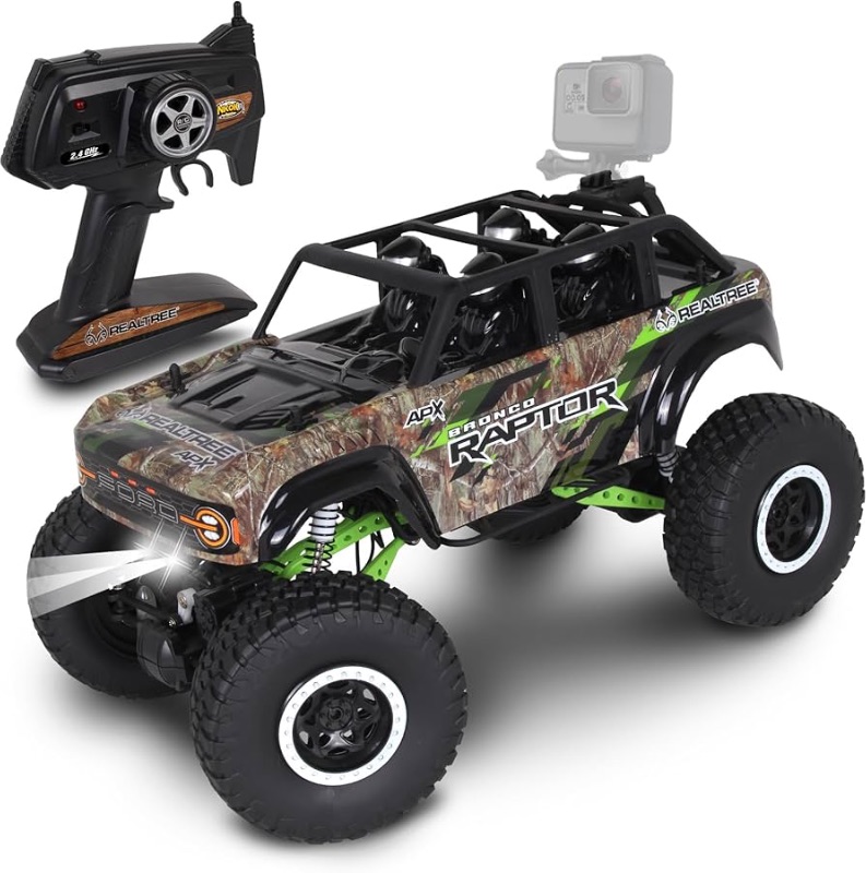 Photo 1 of ***FOR PARTS ONLY***
Realtree Ford Bronco Raptor - Radio Control Xtreme Rock Crawler
