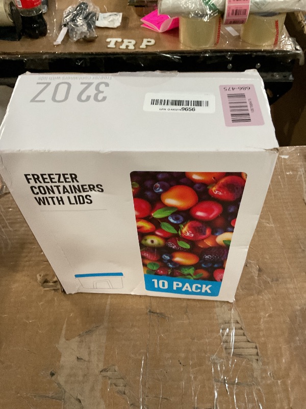 Photo 1 of [10 Pack-32 OZ] Food Storage Containers, Small Plastic Containers with Twist Top Lids, Airtight Freezer Storage Containers with Lids, Reusable Soup Containers for Meal Prep, Lunch, Leftovers, Salad