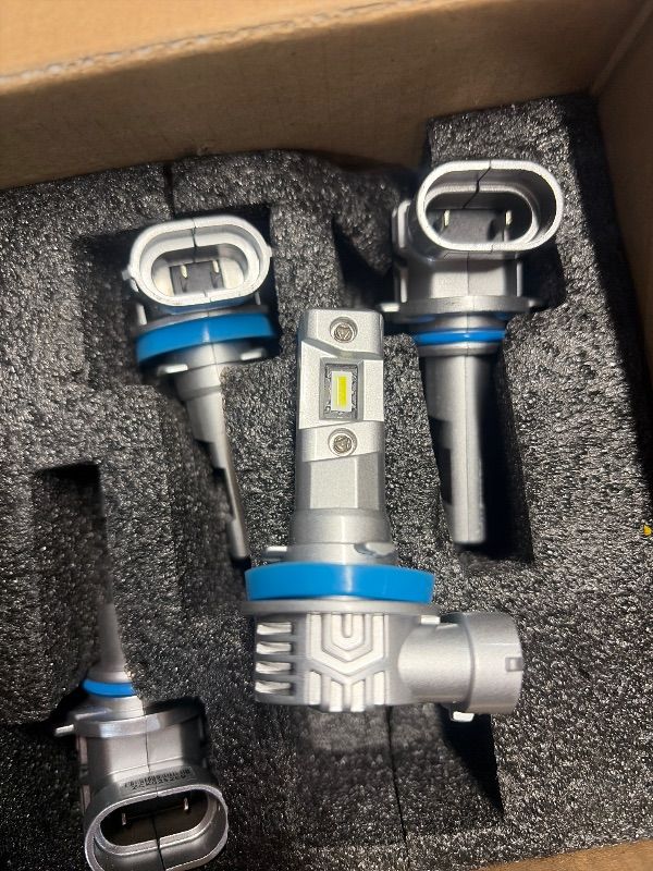 Photo 1 of ***STOCK PHOTO FOR REFERENCE ONLY***
SEALIGHT H11/H9/H8 9005/HB3 Bulbs Combo or Fog, X4I 140,000LM Super Bright Headlight, H11 9005 Bulb with Cooling Fan, 6500K Cool White 9005 H11 Lights, Pack of 4