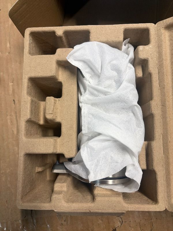 Photo 1 of ***MISSING POWER***
simplehuman 9 oz. Touch-Free Automatic Rechargeable Sensor Pump, Brushed Stainless Steel, New