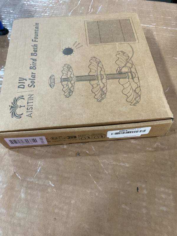 View 2 of ***MISSING PARTS***AISITIN 3 Tiered Bird Bath Solar Fountain Pump, 3.5W Solar Water Fountain, 2026 New DIY Solar Powered Water Pump for Bird Bath, Garden, Fish Tank and Outdoor Bird Feeder