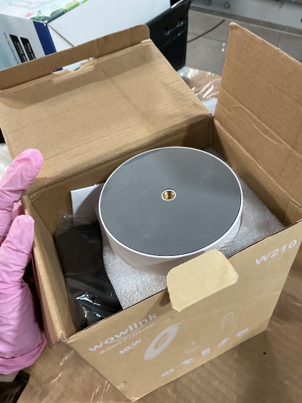 Photo 1 of [Built-in Apps & 2026 Upgraded] Mini Projector with WiFi 6 and Bluetooth 5.4 Support 4K 1080P Auto Keystone 180° Rotatable Projector Portable