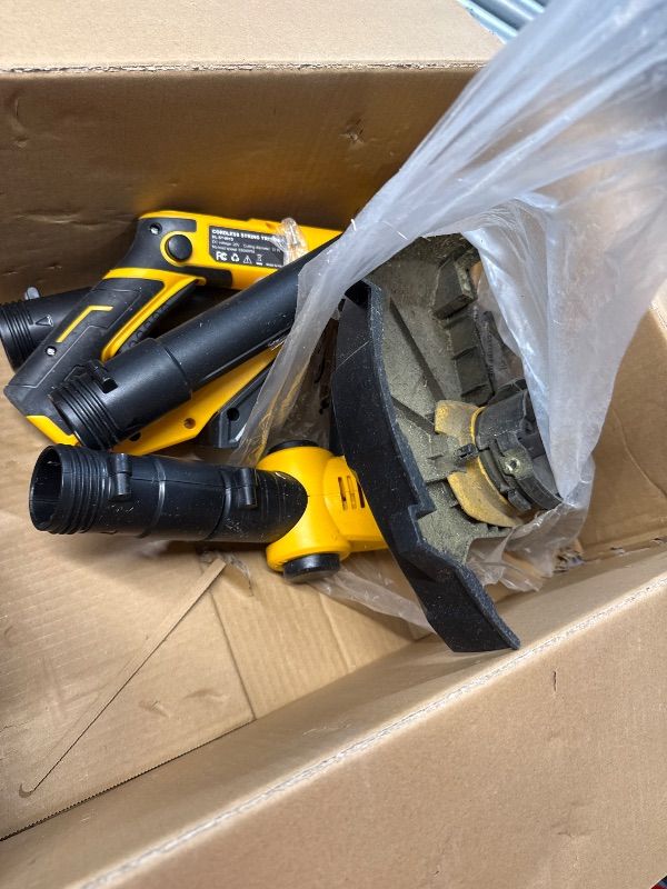 Photo 1 of *** missing parts** Cordless  Eater and Leaf Blower Combo Compatible with Dewalt 20V Max Battery(Battery Not Included), 12 Inch Weed Trimmer/String Trimmer with Auto-Feed, Lightweight 20V Leaf Blower Cordless