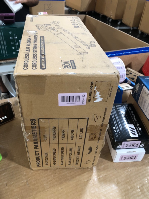 Photo 1 of *** missing parts** Cordless  Eater and Leaf Blower Combo Compatible with Dewalt 20V Max Battery(Battery Not Included), 12 Inch Weed Trimmer/String Trimmer with Auto-Feed, Lightweight 20V Leaf Blower Cordless