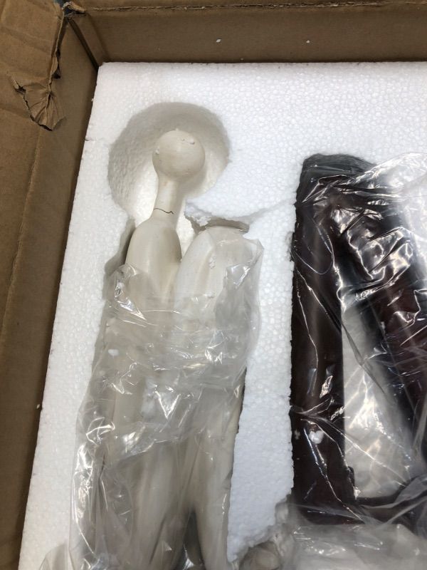 Photo 1 of ***DAMAGED - SEE NOTES/PICTURES***
Book Ends for Shelves?Bookends for Heavy Books Resinous Thinker Statue?Decorative Bookends?Creative Desktop Ornaments for Study Room Hotel Shelves?Resin?1Pair/2Piece