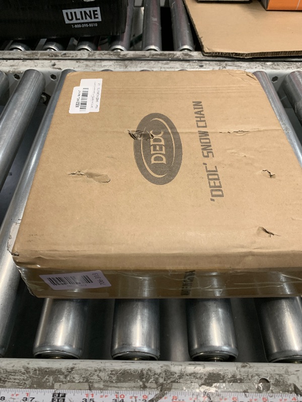 Photo 1 of ***FACTORY SEALED***DEDC Snow Chains for SUV Tire Chains Compatible with Tesla MODEL 3 Cars 1 Min Quick Fit Chainsaw Reusable Universal Emergency Traction Chain Tire Width 215 225 235 245 255 265 - Set of 2 MS1519