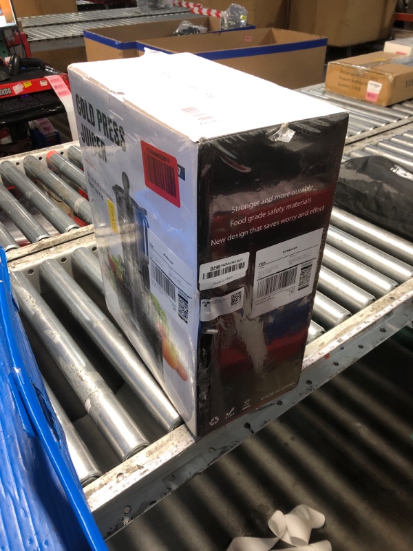 Photo 1 of ***FACTORY SEALED***
Juicer Machines with 5.8" Large Feed Chute, Cold Press Juicer for Whole Vegetables and Fruits 400W, Slow Masticating juicer Easy to Clean Juice Extractor Machine High Juice Yield