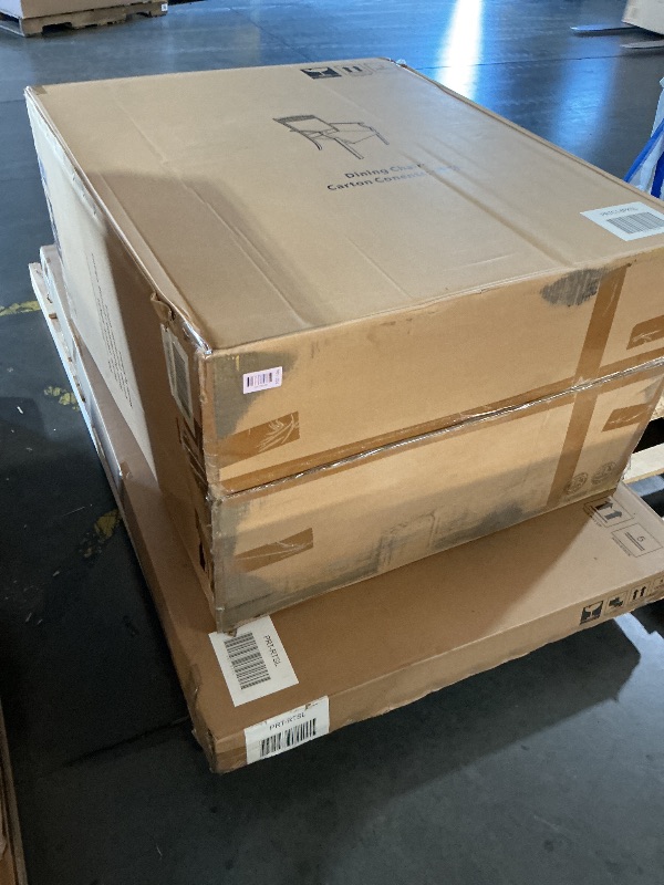 View 2 of ***FACTORY SEALED***
***TRUCK/TRAILER PICKUP ONLY***
Hanover Fontana 7-Piece Outdoor Dining Set with 6 Sling Chairs and a 38-In. x 72-In. Cast-Top Table