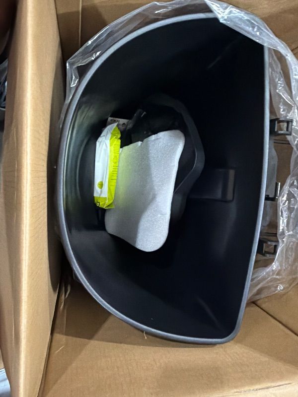 Photo 1 of ***Broken Lid***
Matte Black 50 Liter/13.2 Gallon Step Trash Can with Inner Liner