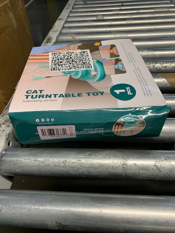 Photo 1 of ***MISSING PARTS***
Goosheep Cat Toy Interactive Pet Plaything for Indoor Kitten Interactive Kitty Puzzle Ball with 2 Cat-Tease (Blue)