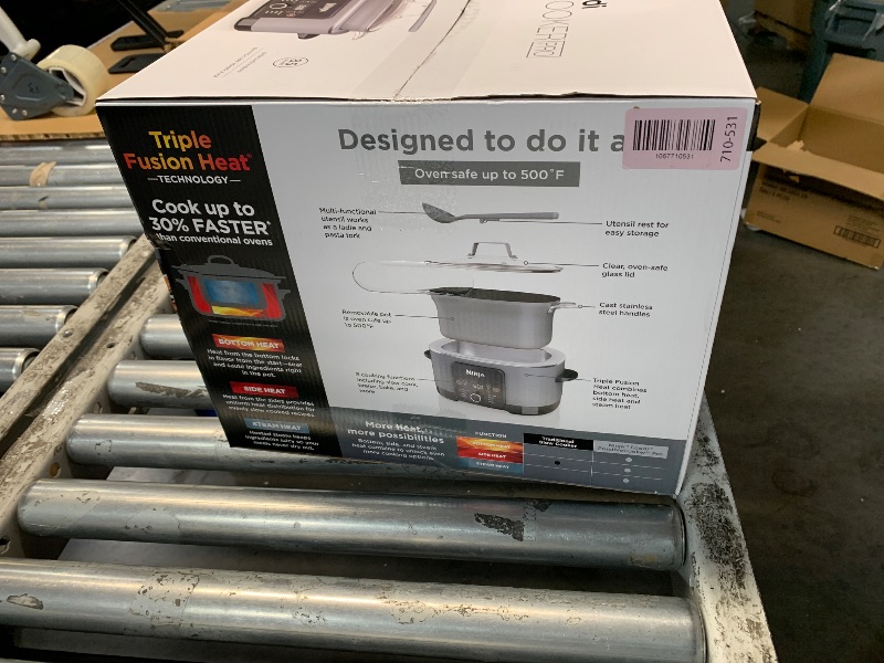 Photo 1 of ******factory sealed*******Ninja MC1001 Foodi PossibleCooker PRO 8.5 Quart Multi-Cooker, with 8-in-1 Slow Cooker, Dutch Oven, Steamer, Glass Lid Integrated Spoon, Nonstick, Oven Safe Pot to 500°F, Sea Salt Gray