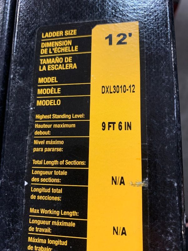 View 2 of *** truck/trailer pick up only*** DeWalt Type IA 300lb Rated FG Extension w/ProTop 24' DXL3020-24PT
