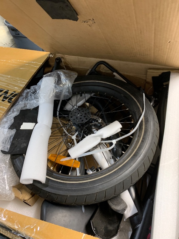 Photo 1 of *UREAD COMMENTS*Windone E20 Electric Bike for Adults, Max 20 MPH Speed & 40 Miles Range, 20''×3.0'' Tire and 350W Motor Electric Bicycle, 7 Speed Shimano for Urban Commuters, Removable Battery, Ebike