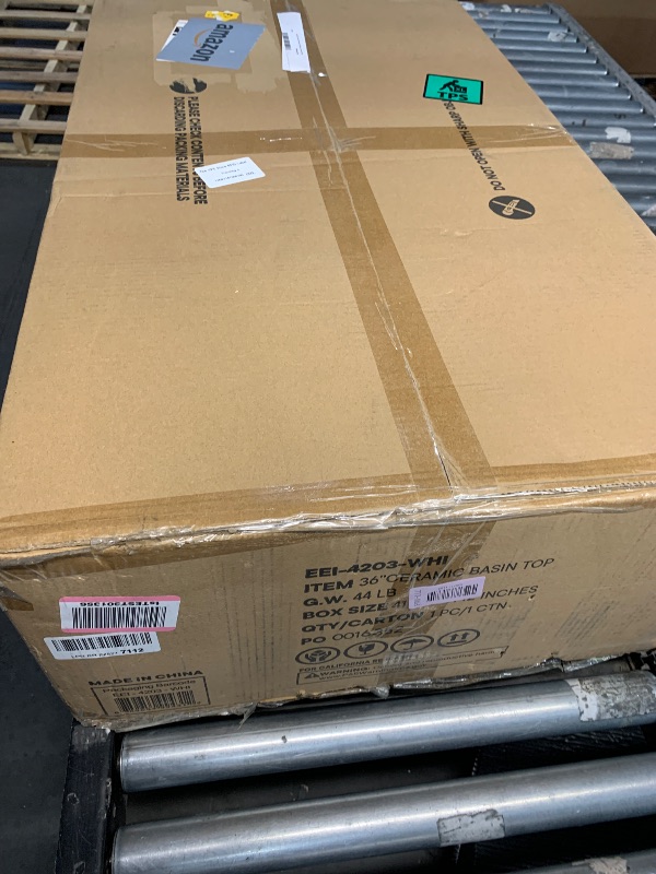 Photo 1 of ***FACTORY SEALED***Modway Render 36" Wall-Mount Bathroom Vanity in Oak White