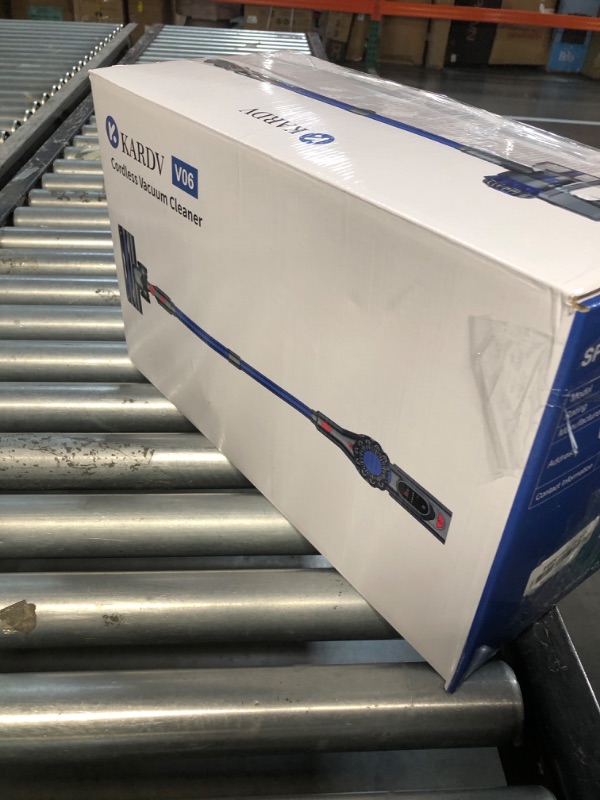 Photo 1 of ***DAMAGED - SEE NOTES/PICTURES***
KARDV Cordless Vacuum Cleaner, 500W/40Kpa Vacuum Cleaners for Home, 60Mins Stick Vacuum with LED Display, Anti-Tangle & Wall Mount Charging, 8 in 1 Lightweight Vacuum for Hard Floors Carpet Pet Hair