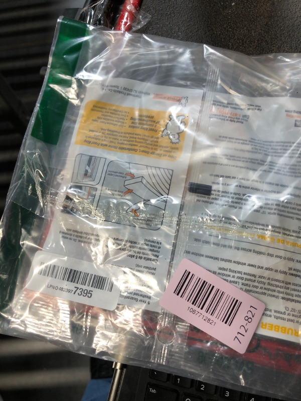 Photo 1 of ***MISSING PARTS***
Frost King R338H Self-Stick Rubber Foam Weatherseal, 3/8"W, 3/16"T, Black|Blacks