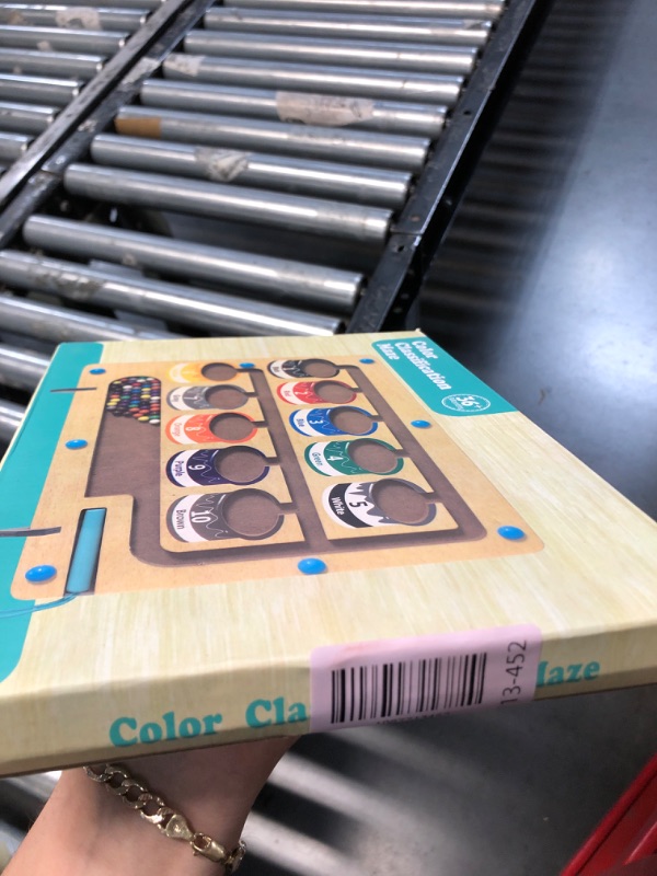 Photo 1 of ***MISSING PARTS***
Magnetic Color and Number Maze - Montessori Wooden Puzzle Board Toys for Toddlers 3 4 5 Year Old, Magnetic Color Sorting & Counting Matching Games for Fine Motor Skills, Learning Toy for Kids Ages 3-5