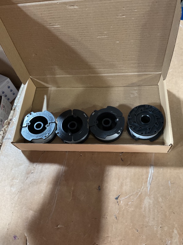 Photo 1 of * missing many pieces *
Hechuang 10 Pack Weed Eater Spool Spool Replacement for Black+Decker AF-100 String Trimmers,30ft 0.065" Line String Trimmer Replacement Spool, (8 Replacement Spool, 2 Trimmer Cap, 2 Pack Spring)