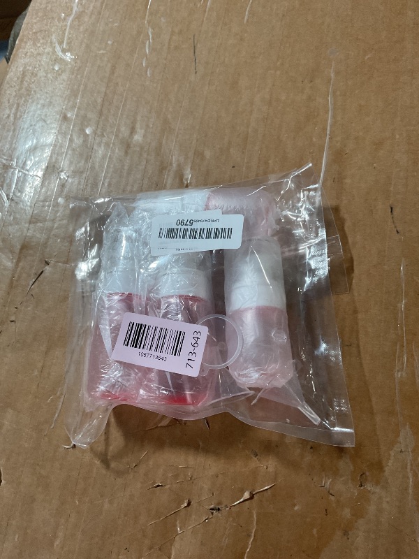 Photo 1 of * missing two*
Uadbau 6 Pack Small Spray Bottles - Travel Size 3 Pack 1oz/30ml and 3 Pack 2oz/60ml with 3pcs Funnels, Fine Mist Mini Plastic Refillable Spray Bottles - Pink