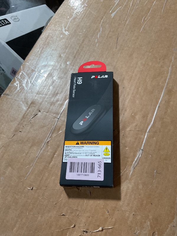 Photo 1 of * factory sealed *
Polar H9 Heart Rate Sensor – ANT + / Bluetooth - Waterproof HR Monitor with Soft Chest Strap, M-XXL