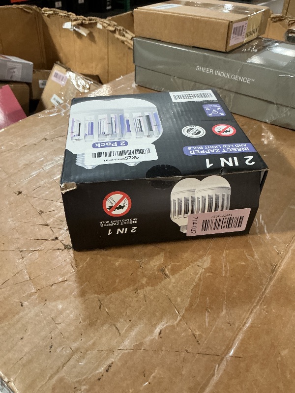 Photo 1 of [2-Pack] BANPESTT Bug Zapper Light Bulb 2-in-1 Indoor Mosquito Zapper Gnat Trap- Electric Fly Insect Killer&Bug Catcher for Home Backyard Patio