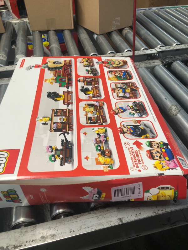 View 3 of ***PARTS ONLY, Previously opened, Missing bags 1 and 2***LEGO Super Mario The Bowser Express Train Toy - Building Toys for Boys & Girls, Ages 9+ Years - Pretend Play W/Minifigures - Gift Idea for Kids - 71437