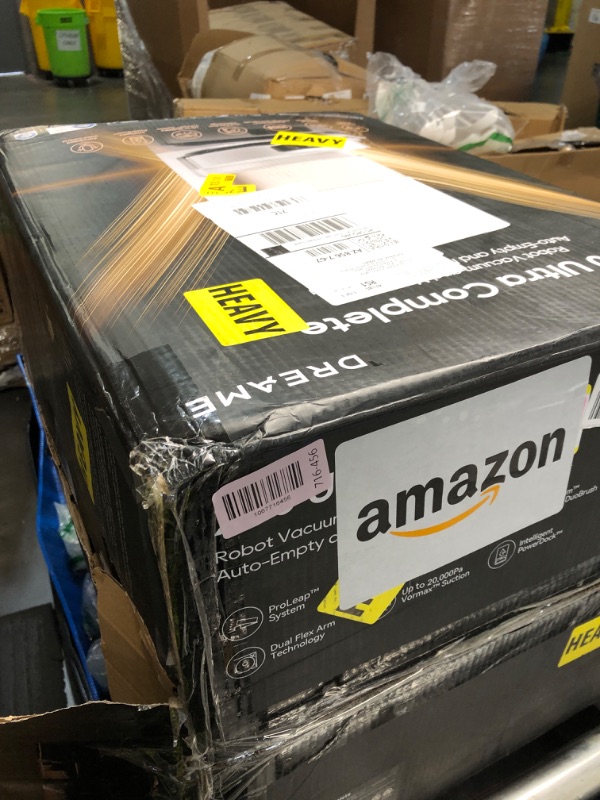 Photo 1 of **ACTUAL RETAIL IS $299 AND HEVAILY USED** dreame L10s Ultra Robot Vacuum and Mop Combo, Auto Mop Cleaning and Drying, Self-Refilling and Self-Emptying Base for 60 Days of Cleaning, 5300Pa Suction and AI Navigation, Compatible with Alexa