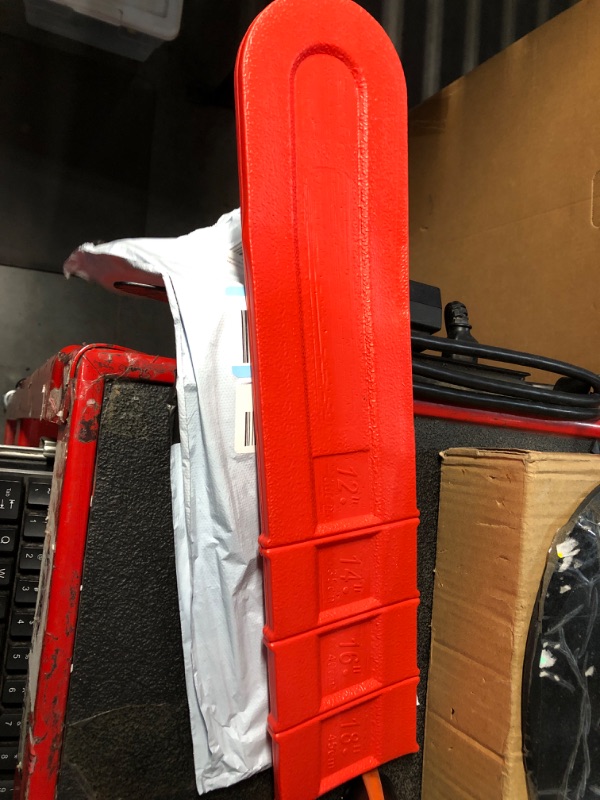 Photo 1 of ***STOCK PHOTO FOR REFERENCE ONLY*** Chainsaw Protective Cover Guard Cover 12" 14" 16" 18" 20" Protects Guard Against Accidental Contact