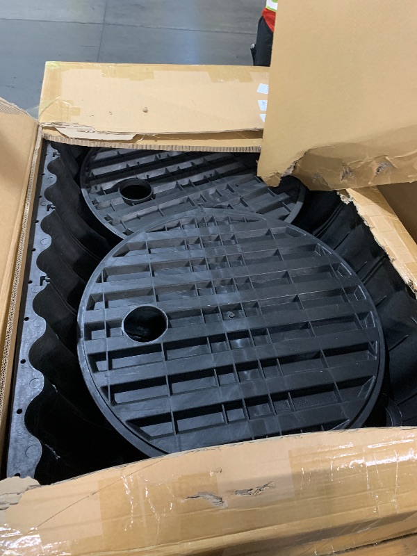 Photo 1 of ***FACTORY SEALED***OPENED TO VERIFY CONTENT** ***TRUCK/TRAILER PICKUP ONLY***Large Underground Septic Tank kit -68.3x38.8x36.2in Plastic Septic Tank System, Rectangular Septic Tank with Riser and Manhole Cover, Anti-Corrosion PP Septic Tank for 3-5 Peopl