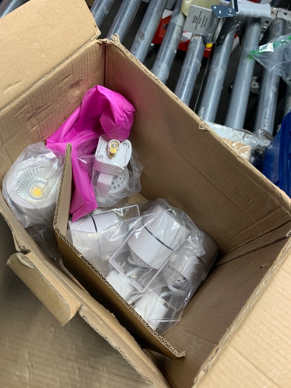 Photo 1 of ***7 PACK**MISSSING REMOTES**MOCAOIRE White Track Lighting Heads H Type LED Track Light Heads Dimmable Rail Ceiling Spotlight Fixtures Accent Art Task,2700K-6500K Stepless Dimming,Flicker Free CRI90+ 24°10W 1000LM,