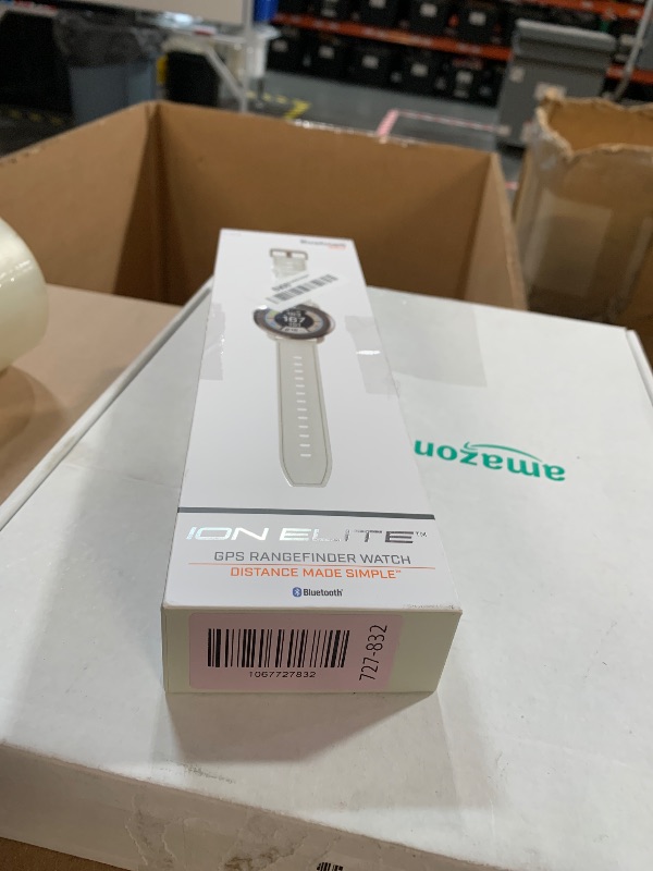 Photo 1 of ***BAD BATTERY***
Bushnell Golf iON?Elite GPS Watch – Color Touchscreen, Slope?Adjusted Yardages, 38,000+ Courses, Shot Tracker, USB?C, Magnetic Charger – White