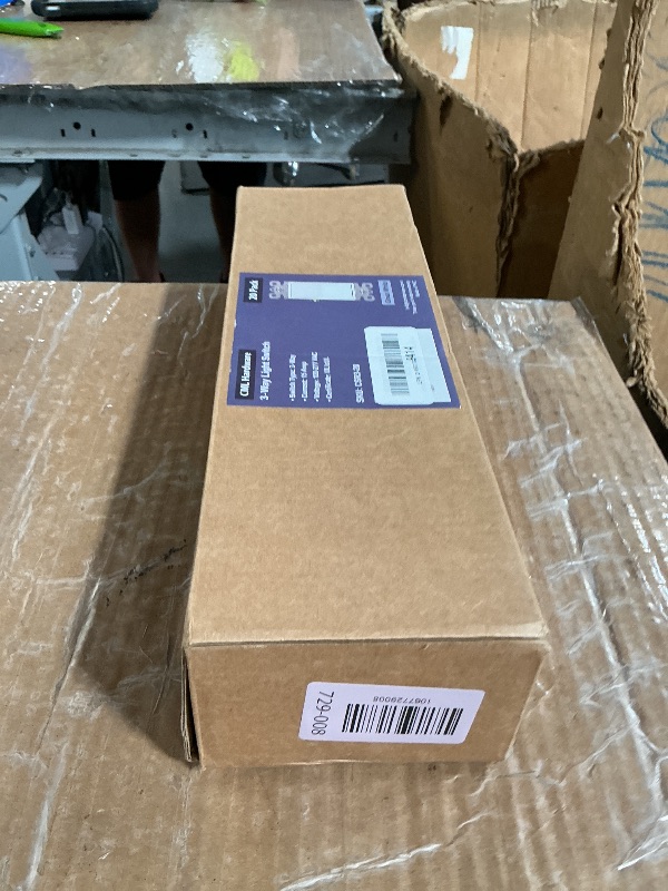 Photo 1 of (20 Pack) CML 3 Way Decorator Paddle Rocker Wall Light Switch, Single Pole or Three Way, 15A 120/277V, On/Off Interrupter, UL Listed, White