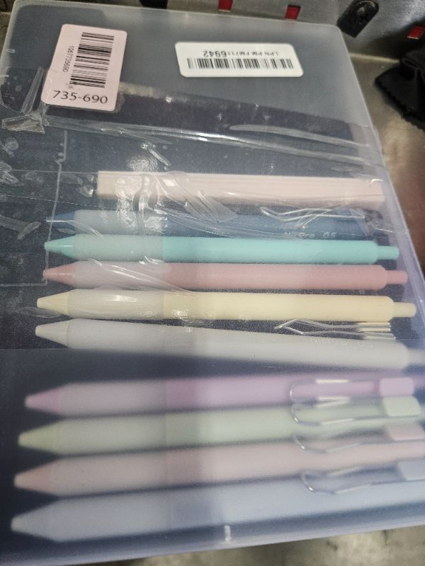 Photo 1 of *USED MISSING PIECES*Nicpro 33PCS Aesthetic Highlighter and Gel Pen set with Case, 12 Bible Highlighters & Cute Pens Refills With Soft Ink & Tip, No Bleed Quick Dry for Bible Study Journaling Planner Notes School Supplies