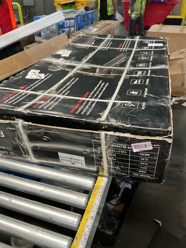 Photo 1 of ***MISSING PARTS SEE COMMENTS***THERUN Incline Treadmill, 0-12% Incline Treadmill for Running and Walking, 300 lbs Weight Capacity, Wide Belt,3.0HP,18" LED Screen, 2 Layers Shock-Absorbing Red