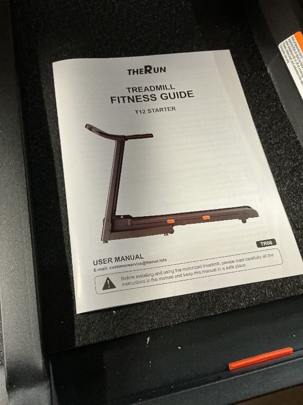 Photo 1 of ***MISSING PARTS SEE COMMENTS***THERUN Incline Treadmill, 0-12% Incline Treadmill for Running and Walking, 300 lbs Weight Capacity, Wide Belt,3.0HP,18" LED Screen, 2 Layers Shock-Absorbing Red