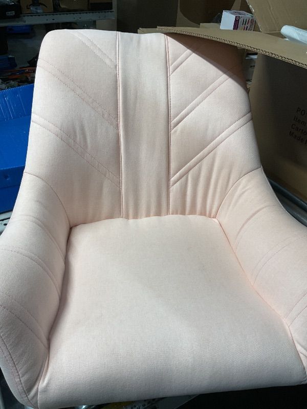 Photo 1 of ***FACTORY SEALED***Hanover 25.000-in W Midcentury Pink Rocking Armchair
