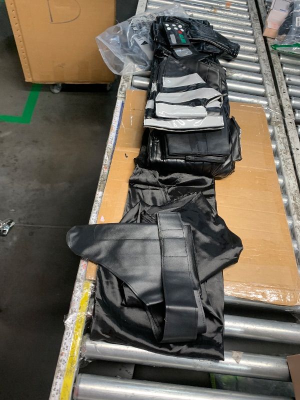 Photo 1 of ***MISSING HEAD PIECES***
Deluxe Adult Darth Vader Star Wars Costume Jumpsuit with Cape, Mask, Gloves, & Belt for Halloween and Cosplay Fun LARGE