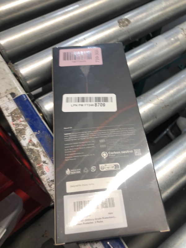 Photo 1 of ***FACTORY SEALED***TORRAS Military-Grade Shatterproof for iPhone 16 Pro Screen Protector [9H+ Aerospace Tempered Glass? One-Step Installation] Full Coverage Fit Bubble Free Top-Notch Protection, 2 Pack, GlassGo X