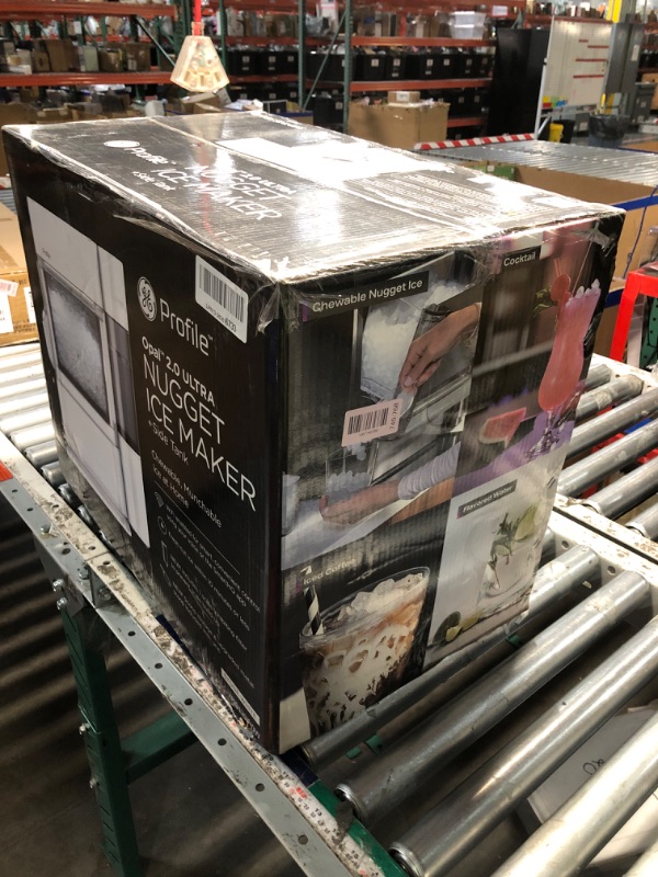Photo 1 of ***FACTORY SEALED***GE Profile Opal 2.0 Ultra Nugget Ice Maker with Side Tank and Scale Inhibiting Filter, Scoop Included, 38 lbs in 24 Hours, Pellet Ice Machine with WiFi & Smart Connected, Stone White