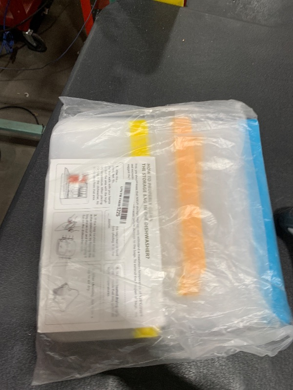 Photo 1 of 10 Pack Dishwasher Safe Reusable Bags, Leakproof Reusable Freezer Bags, BPA Free Food Storage Bags for Lunch Marinate Food Travel - 3 Gallon 3 Snack 4 Sandwich Bags