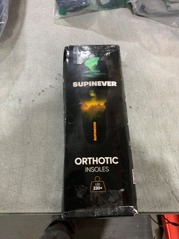 Photo 1 of 220+ lbs Plantar Fasciitis High Arch Support Insoles Men Women - Orthotic Shoe Inserts - Boot Work Shoe Insole (L, Blue)